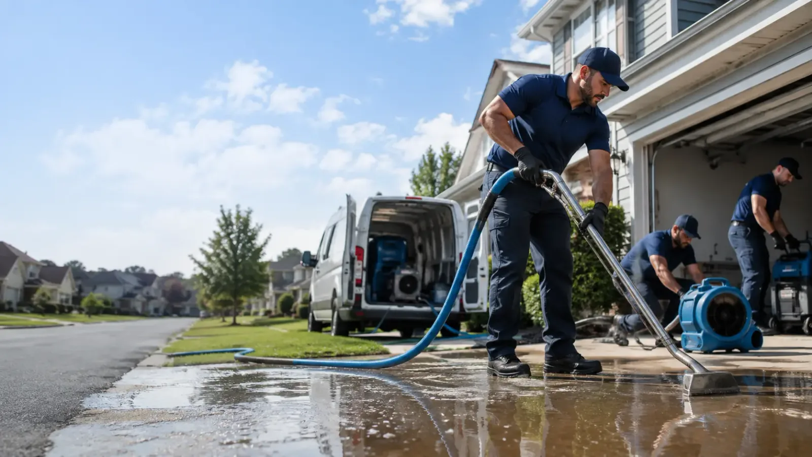 Flood Damage Restoration in Edgewood, IL